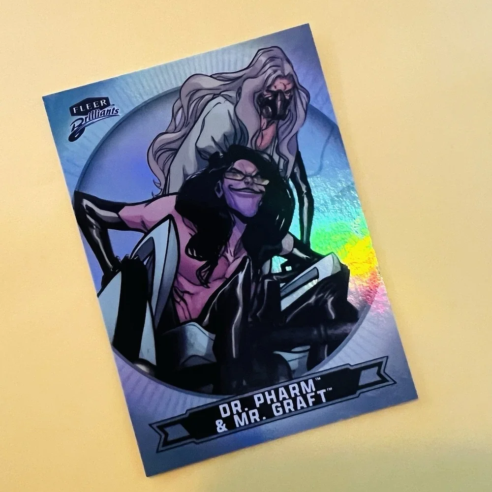 2025 Upper Deck Fleer Brilliants‎ Superman Dr. Pharm & Mr. Graft #90 Base DC